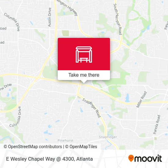 E Wesley Chapel Way @ 4300 map