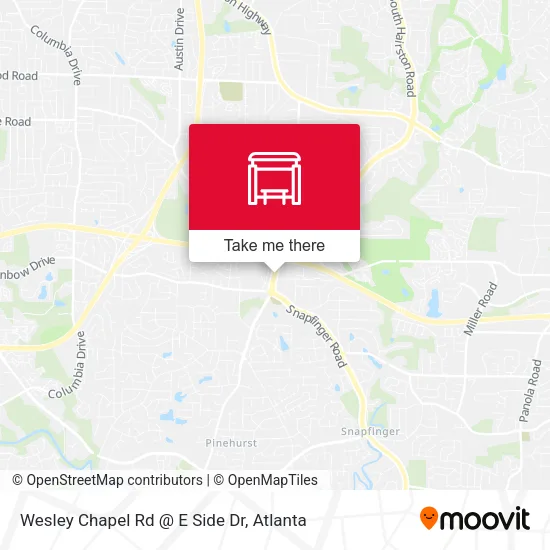 Wesley Chapel Rd @ E Side Dr map
