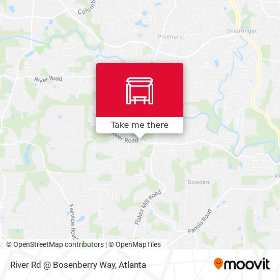 River Rd @ Bosenberry Way map