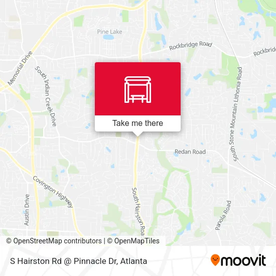 S Hairston Rd @ Pinnacle Dr map
