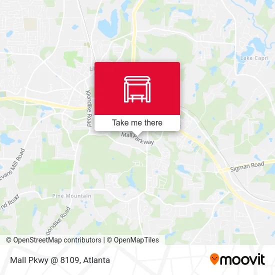 Mall Pkwy @ 8109 map