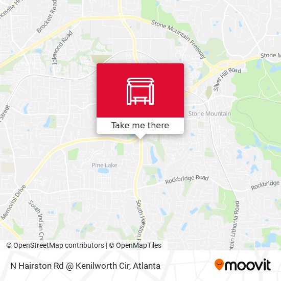 N Hairston Rd @ Kenilworth Cir map