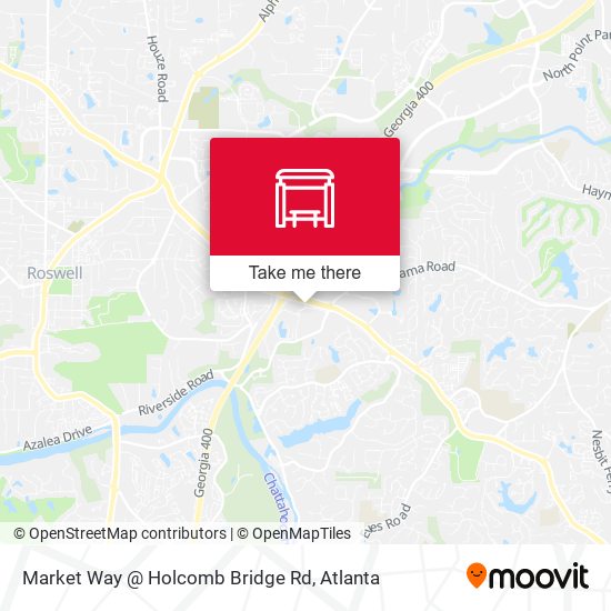 Market Way @ Holcomb Bridge Rd map
