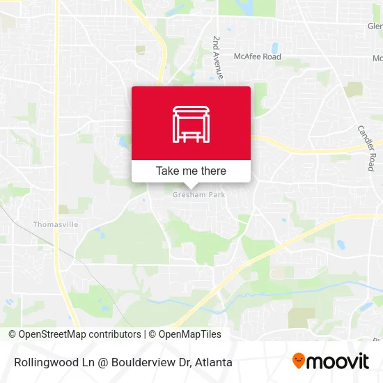 Mapa de Rollingwood Ln @ Boulderview Dr