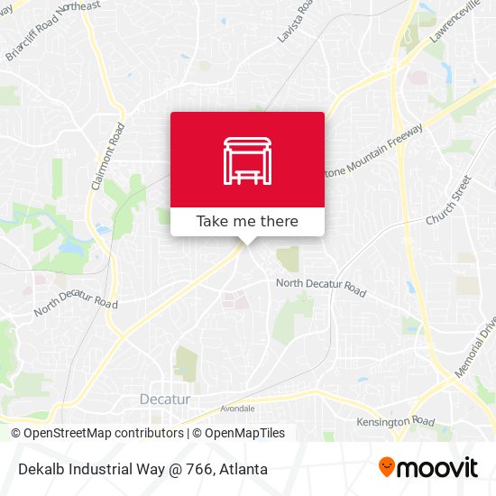 Dekalb Industrial Way @ 766 map