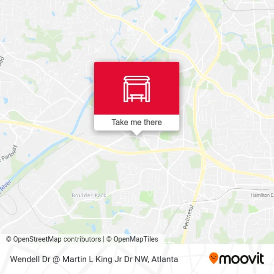 Wendell Dr @ Martin L King Jr Dr NW map