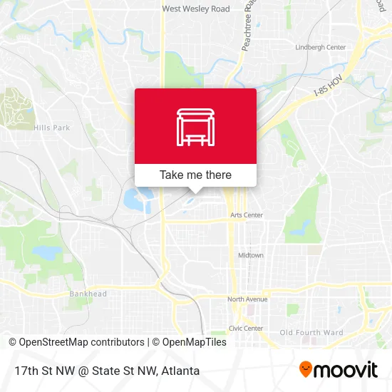 Mapa de 17th St NW @ State St NW