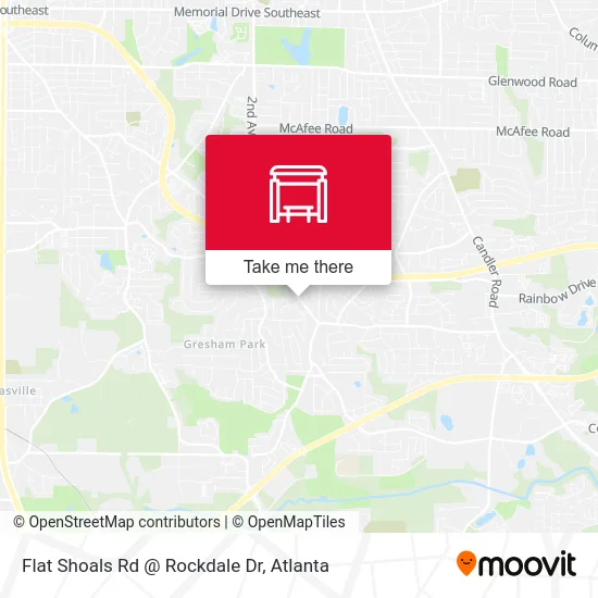 Flat Shoals Rd @ Rockdale Dr map