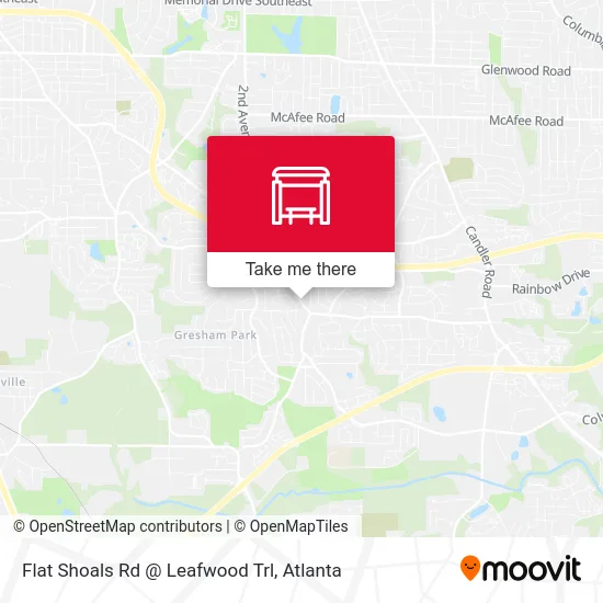 Flat Shoals Rd @ Leafwood Trl map