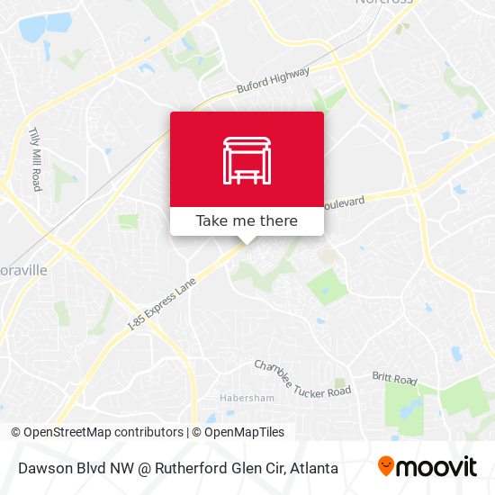 Dawson Blvd NW @ Rutherford Glen Cir map