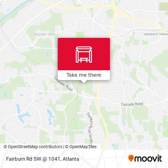 Fairburn Rd SW @ 1041 map