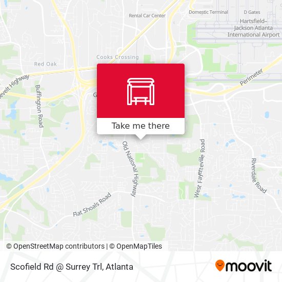 Scofield Rd @ Surrey Trl map