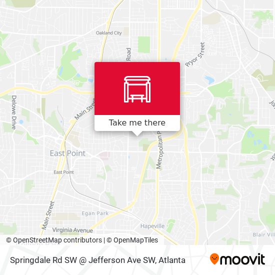 Springdale Rd SW @ Jefferson Ave SW map