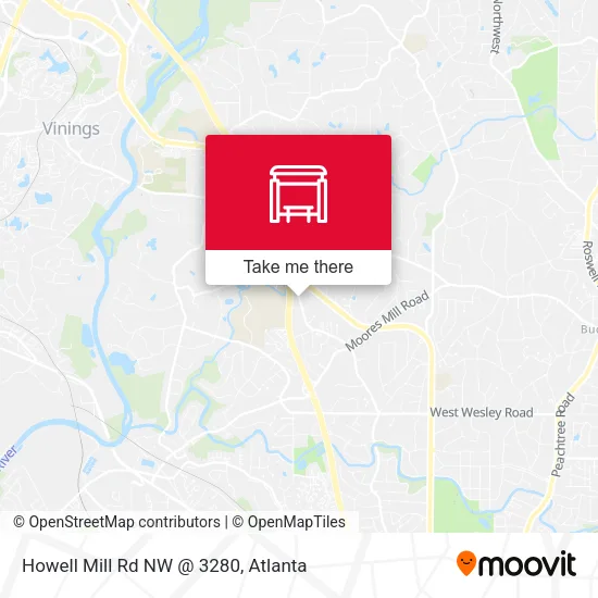 Howell Mill Rd NW @ 3280 map