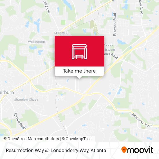 Mapa de Resurrection Way @ Londonderry Way