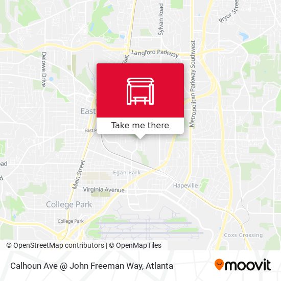 Calhoun Ave @ John Freeman Way map