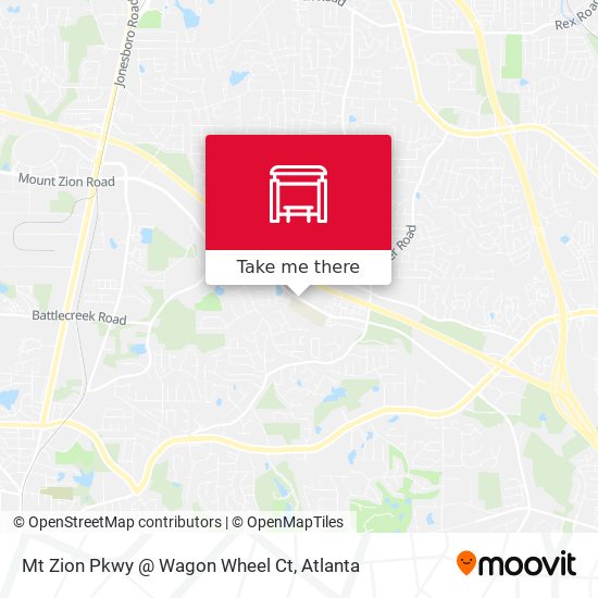 Mapa de Mt Zion Pkwy @ Wagon Wheel Ct