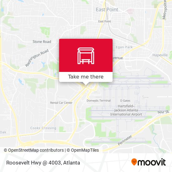 Roosevelt Hwy @ 4003 map