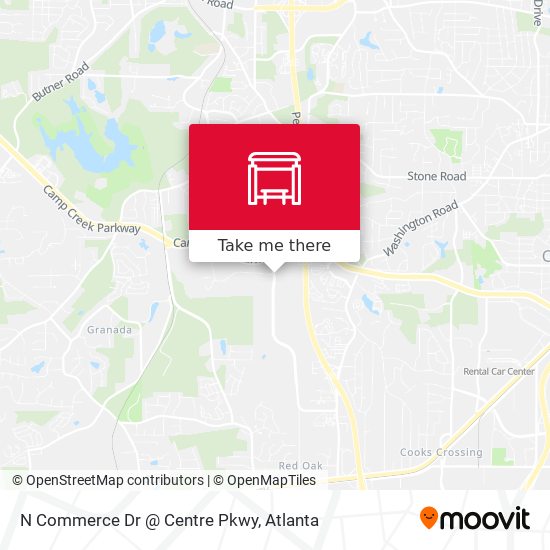 N Commerce Dr @ Centre Pkwy map
