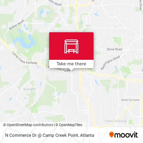 N Commerce Dr @ Camp Creek Point map