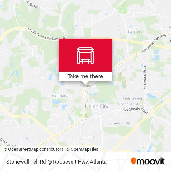 Mapa de Stonewall Tell Rd @ Roosevelt Hwy