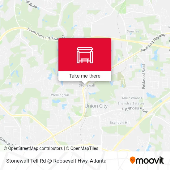 Mapa de Stonewall Tell Rd @ Roosevelt Hwy