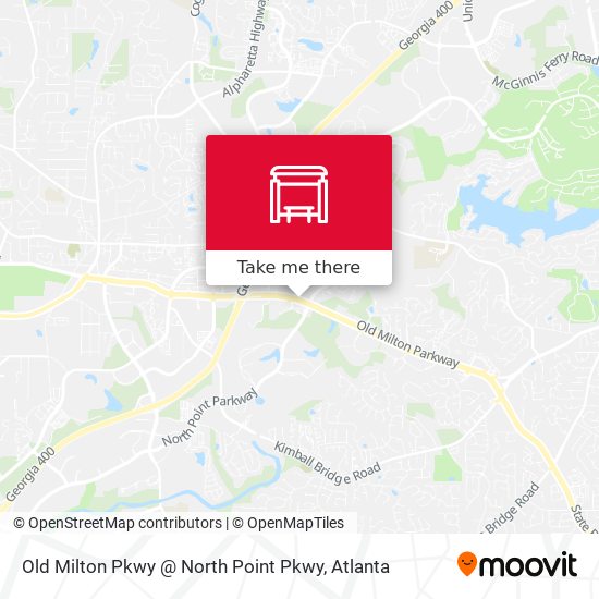 Old Milton Pkwy @ North Point Pkwy map