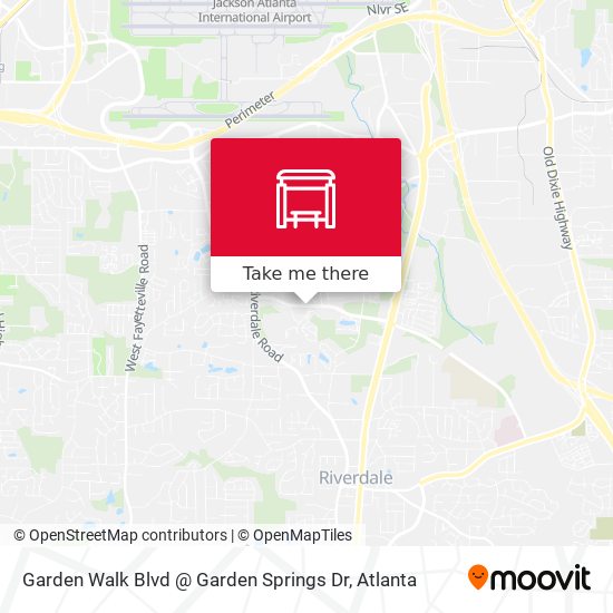 Mapa de Garden Walk Blvd @ Garden Springs Dr