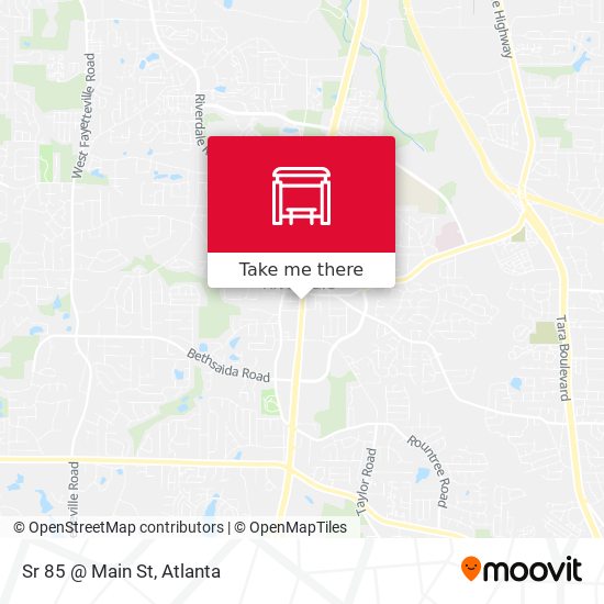 Mapa de Sr 85 @ Main St