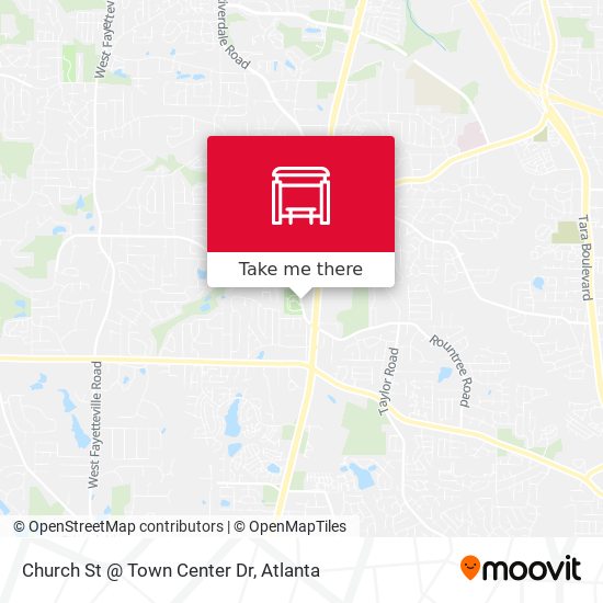 Church St @ Town Center Dr map