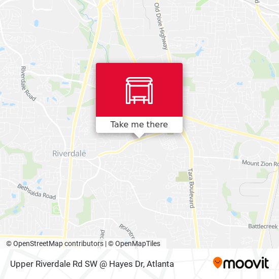 Upper Riverdale Rd SW @ Hayes Dr map