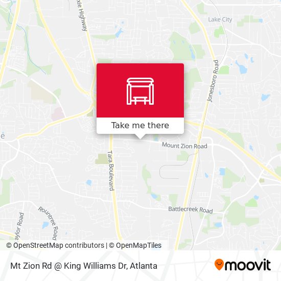 Mapa de Mt Zion Rd @ King Williams Dr
