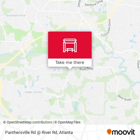 Panthersville Rd @ River Rd map