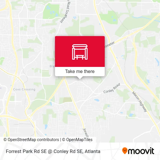 Forrest Park Rd SE @ Conley Rd SE map