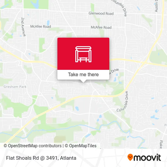 Flat Shoals Rd @ 3491 map