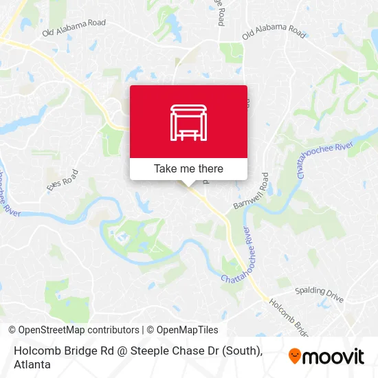 Mapa de Holcomb Bridge Rd @ Steeple Chase Dr (South)