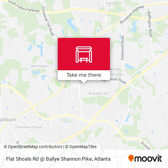 Flat Shoals Rd @ Ballye Shannon Pike map