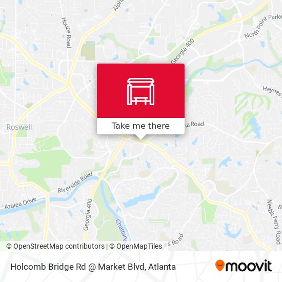 Holcomb Bridge Rd @ Market Blvd map