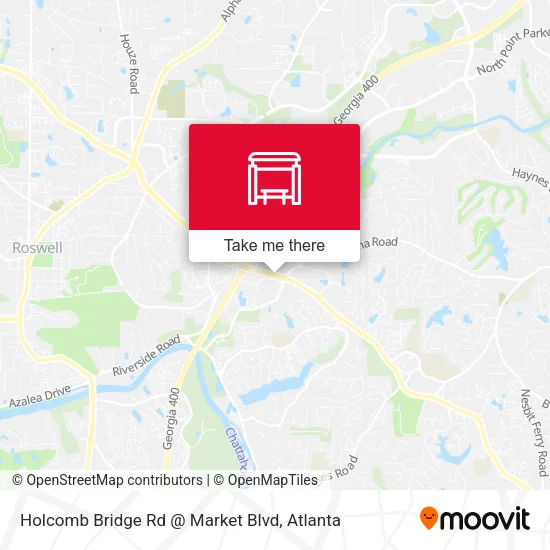 Mapa de Holcomb Bridge Rd @ Market Blvd