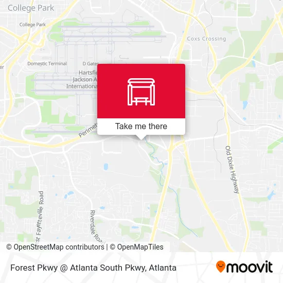 Forest Pkwy @ Atlanta South Pkwy map