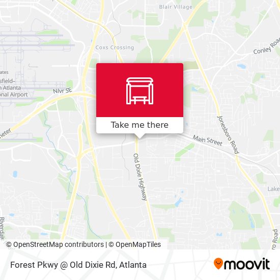 Forest Pkwy @ Old Dixie Rd map