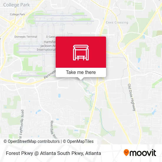 Forest Pkwy @ Atlanta South Pkwy map