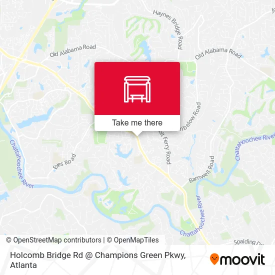 Holcomb Bridge Rd @ Champions Green Pkwy map