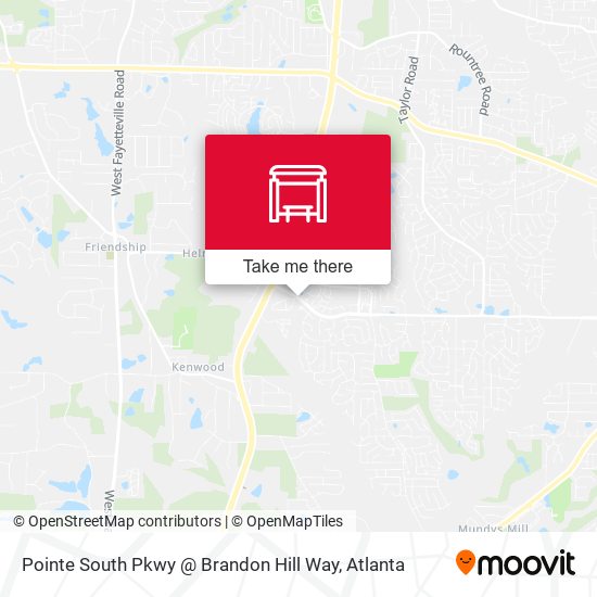 Pointe South Pkwy @ Brandon Hill Way map