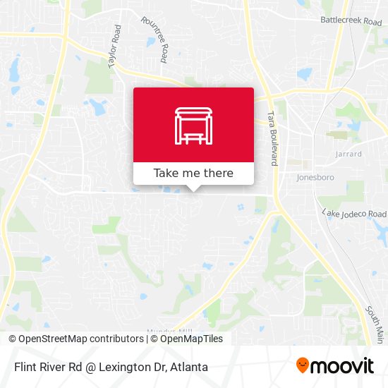 Mapa de Flint River Rd @ Lexington Dr