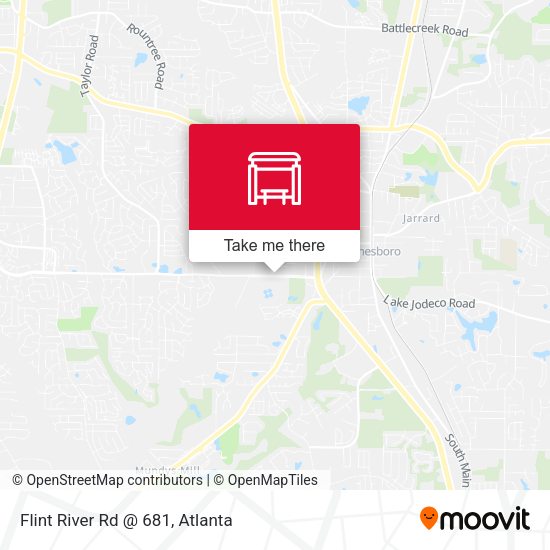 Mapa de Flint River Rd @ 681