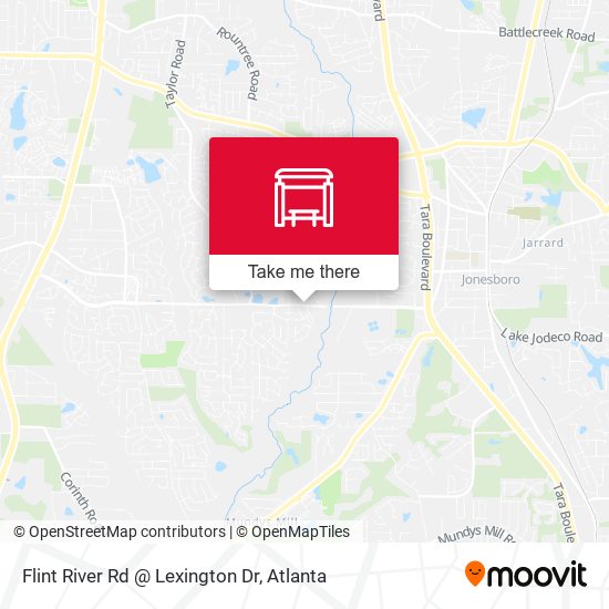 Flint River Rd @ Lexington Dr map