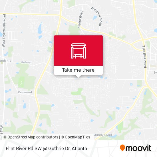 Flint River Rd SW @ Guthrie Dr map