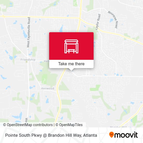 Pointe South Pkwy @ Brandon Hill Way map