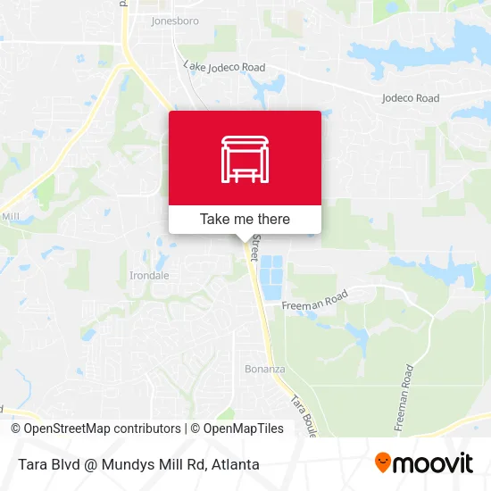 Tara Blvd @ Mundys Mill Rd map